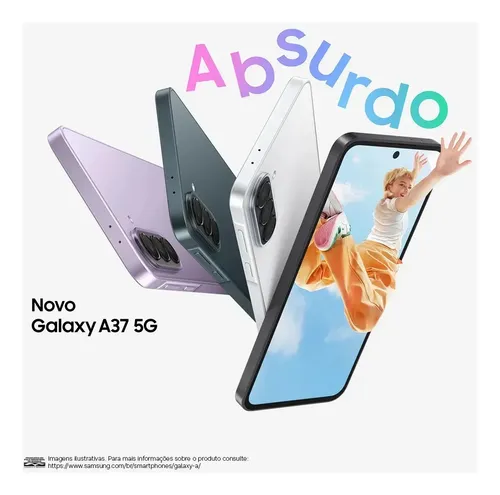 【SIMフリー】Galaxy A37 5G｜8/128GB｜バイオレット【新品】 Celular Samsung Galaxy A37 5G 128GB, 8GB RAM, Câmera 50MP