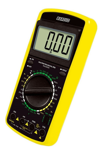 Multimetro Tester Digital Pro Ac Dc Data Hold Barovo Display