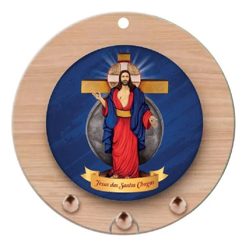Porta Chaves Jesus Das Santas Chagas De Parede