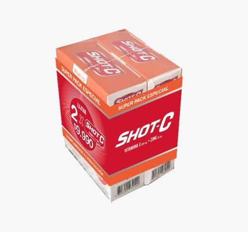 Shot C Pack 02 Suplemento Alimentario 30 Caps. C/u