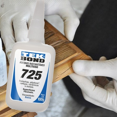 Adesivo Cola Instantânea 725 100gr Tekbond
