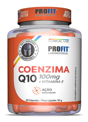 Coenzima Q10 100 mg + Vitamina E - Profit Flavor sin sabor