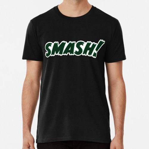 Remera Smash Verde Tridimensional Algodon Premium