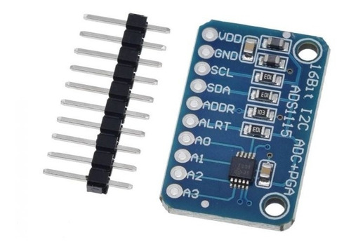 Conversor Analógico Digital Ads1115 Com 16 Bits Adc