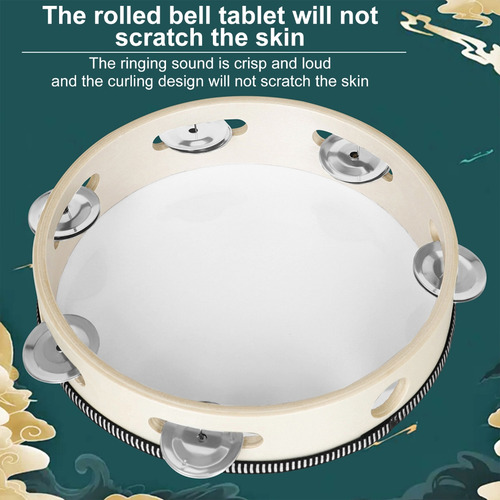 Tambor De Percusión Portátil Bells (10 #mold) Con Ergonomía
