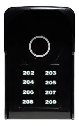 Porteiro Coletivo Retroiluminado 8 Pontos Touch Lr5508 Lider