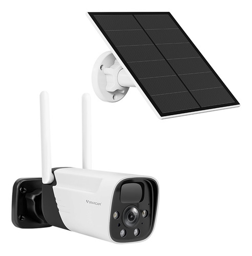 Cámara Al Aire Libre Del Panel De Carga Solar Ir Luz Ip66