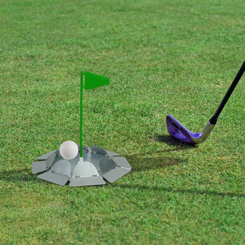 Taza De Práctica De Golf, Plato Para Putting, Bandera Verde