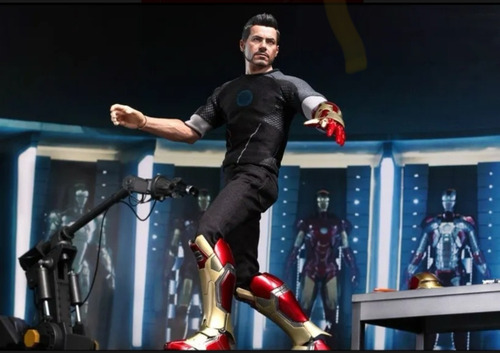 Hot Toys Iron Man 3 Tony Stark Armor Testing Workshop Mms191