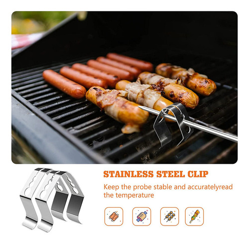 2pcs Sonda Termómetro Para Carne De Repuesto Para Thermopro