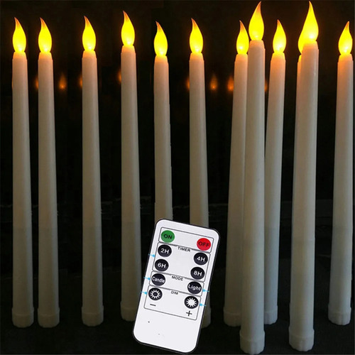 Velas Led Para Decoración De Fiesta De Halloween, 10 Unidade