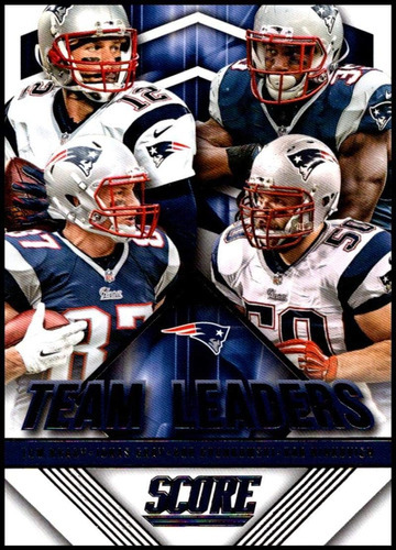 2015 Panini Score Team Leaders 1 Rob Ninkovich Patriots Tarj