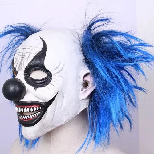 Máscara De Payaso De Terror Con Peluca
