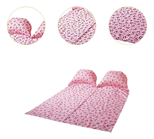 Coberto De Dobrável Com Apoio Inflável De Cereja 145x210cm
