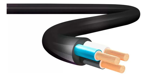 Fio Cabo Pp 3x6mm Flexível 3 Vias 6mm 20 Metros Tripolar