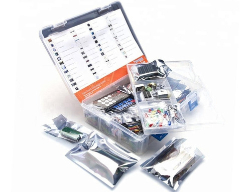 Imagen 2 de 4 de Starter Kit Arduino Uno R3 Principiantes Completo 44 Items