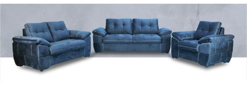 Sala 3 2 1 Genova Azul Këssa Muebles