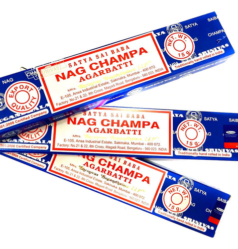 Incienso Nag Champa Satya Sai Baba Agarbatti