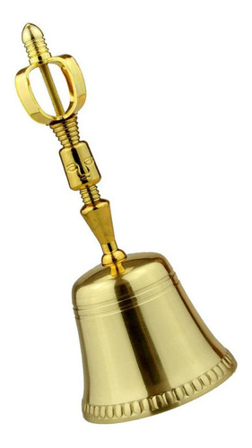 Imagen 4 de 8 de 1pc Cobre Campana De La Mesa De La Campana De La Mano De La