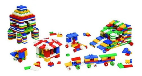 Bloques De Construcción Play & Learn, 500 Piezas En Bolsa [u