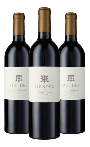 Vino Mendel Finca Remota Malbec Caja X 3 750ml. --