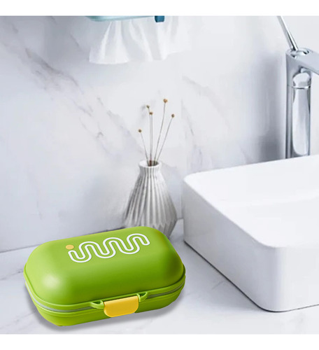 Estuche De Viaje Para Jabón A Prueba De Fugas Con Tapa Portá