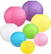 Comprar Lampara Papel Linterna Pantallas Chinas 40cm Color A Elegir
