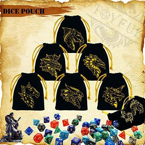 6 Juegos De Dados Dnd Dados Poliédricos Dungeons Dragons Rol