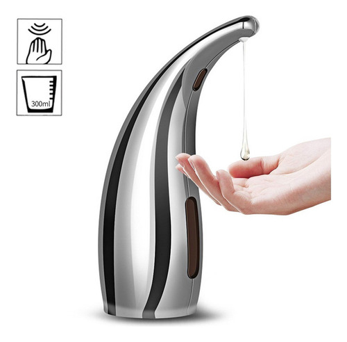 Jabonera Automática De Acero Inoxidable Con Sensor Infrarroj