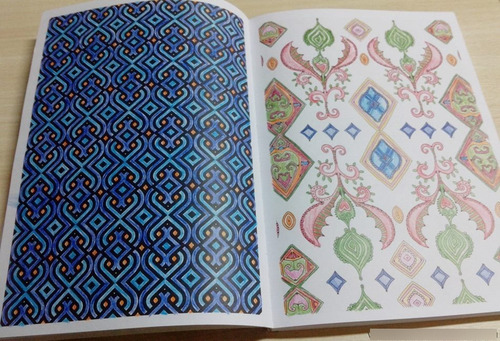 Imagem 6 de 7 de Vintage Livro Colorir Idéias E Moldes Pintar Bordar Estampar