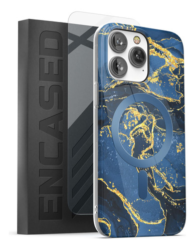 Funda Encased Para iPhone 14 Pro Max Mag C/pant Blue