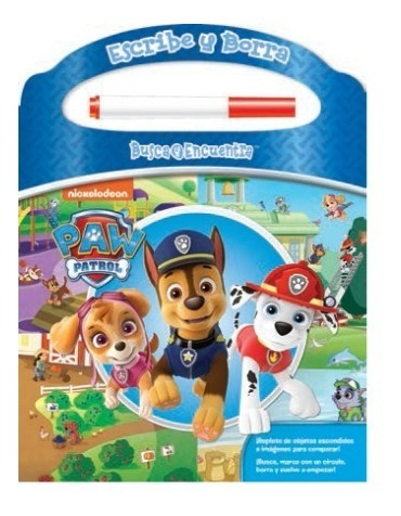 Busca Y Encuentra Escribe Y Borra Nickelodeon Paw Patrol