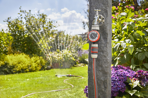 Temporizador De Agua Gardena Con Control De Flujo Métrico