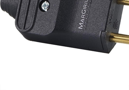 Pino Macho Margirus 2p 20a Pr - Kit C/10 Unidades