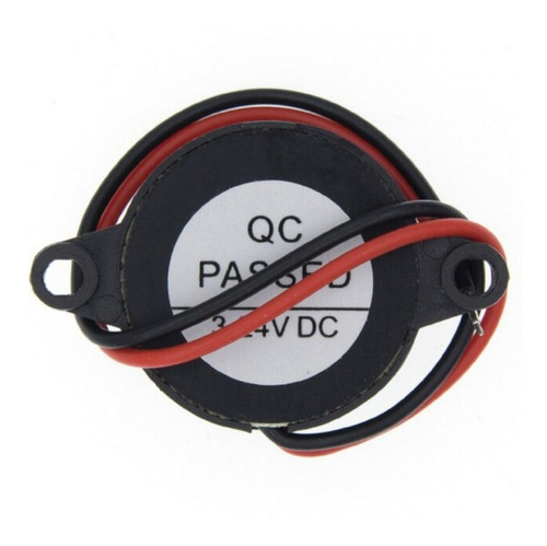 Imagen 5 de 5 de 4 X Sfm-20b 3-24v Dc Buzzer Zumbador Piezoeléctrico 95db