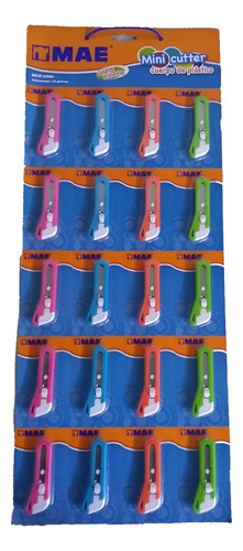 Cutter Mae Mini Cuerpo De Plastico Con 20