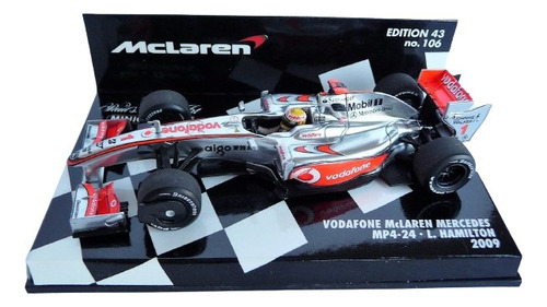 Mclaren Mp4/24 #1 - 2009 Lewis Hamilton - F1 Minichamps 1/43