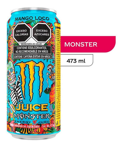 Bebida Energizante Monster Mango 473ml
