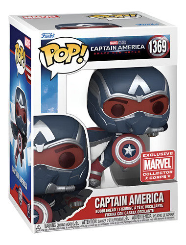 Funko Pop Captain America #1369 Marvel Brave New World