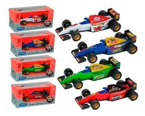 Auto De Carreras Formula 1 Welly Metal 1:36 Pullback Cadia