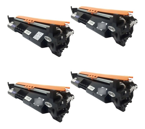 4x Toner Cf217a 17a Compatível Com Laserjet Pro M102w M130fw Tinta Preto
