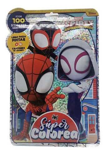 Spidey - Super Colorea - Libro Para Pintar - 5387 - Spiderma
