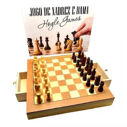 Jogo De Xadrez Magnético 25 X 25 Cm - Chess - Jogo de Dominó, Dama