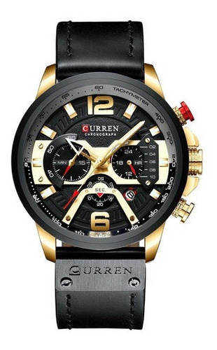 Oferta De Pulsera De Cuero Curren 8329, Reloj Original Para