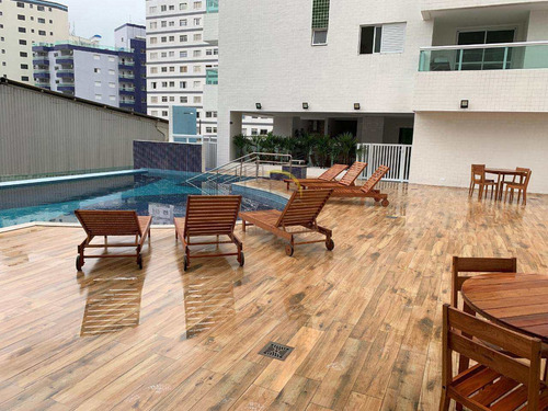Apartamento Com 2 Dorms, Ocian, Praia Grande - R$ 345 Mil, Cod: 3013 - V3013