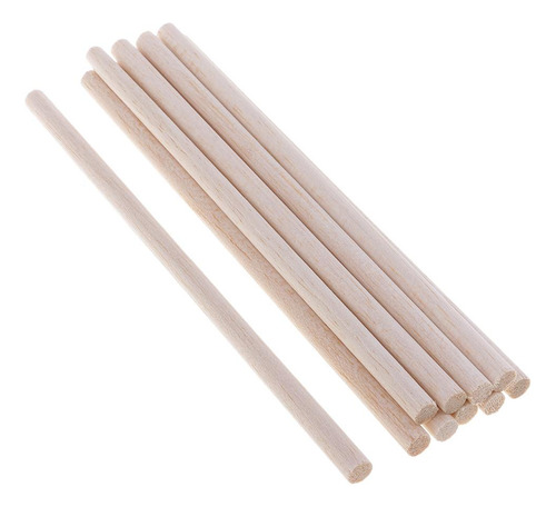 2 Palos De Formas De Madera De Balsa