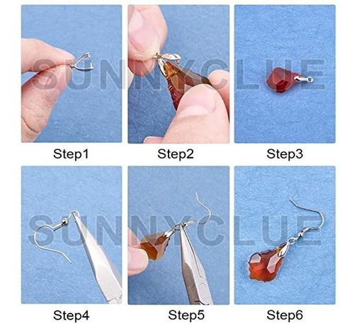 Pulseras Diy: 3 Bails Pinza Latón, Colores Mixtos