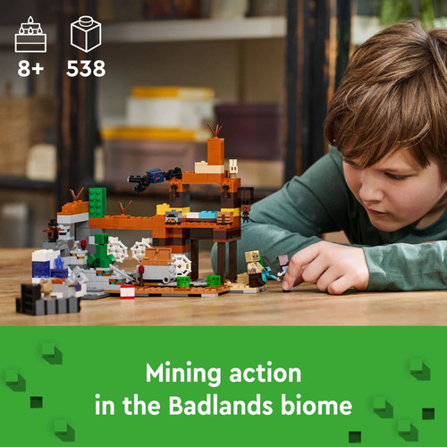 Juguete Lego Minecraft The Badlands Mineshaft