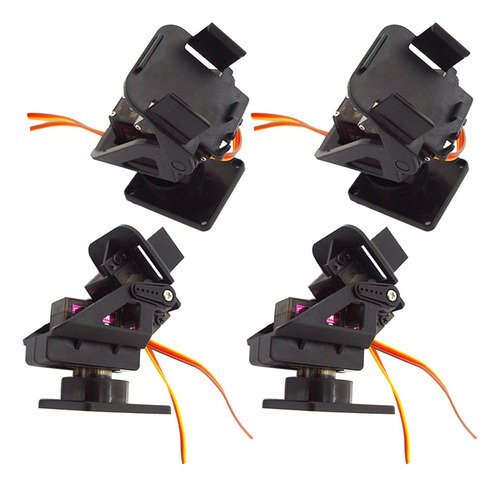4x Pt Pan Tilt Servo Camera Mount Anti Vibración