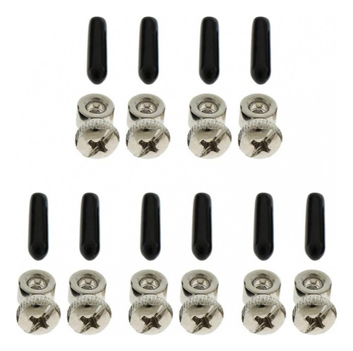 5pcs Juegos De Tornillos De Repuesto + Tapas De Extremo